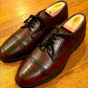 Allen Edmunds Ox Blood Lexington cap toe derby
